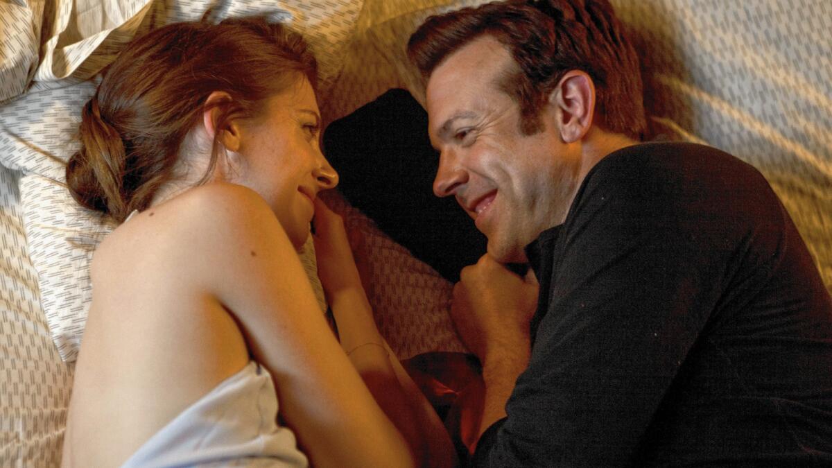 Alison Brie and Jason Sudeikis in "Sleeping With Other People."
