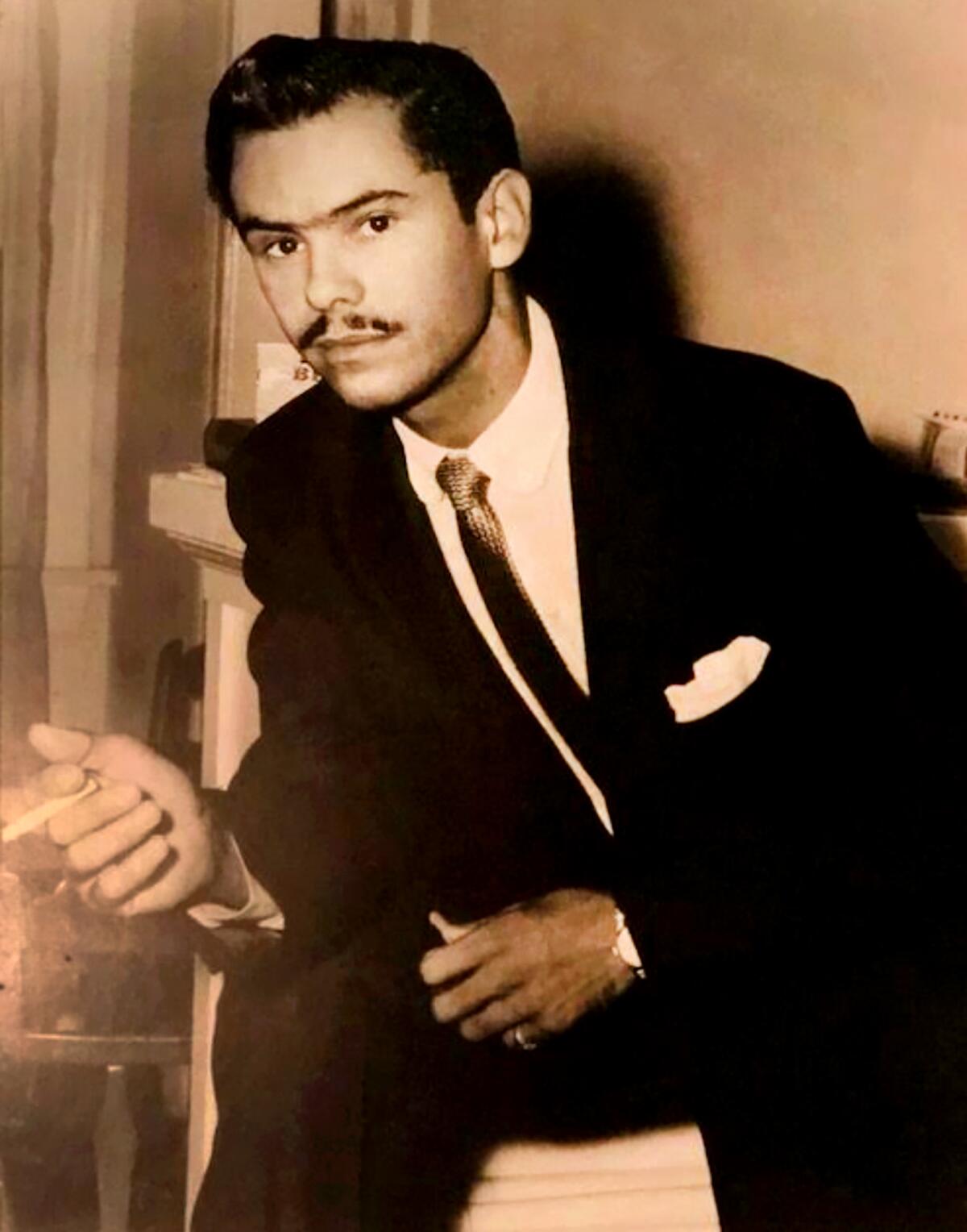 Antonio Gutierrez, the restaurateur behind Antonio's on Melrose Avenue, in the late 1950s.