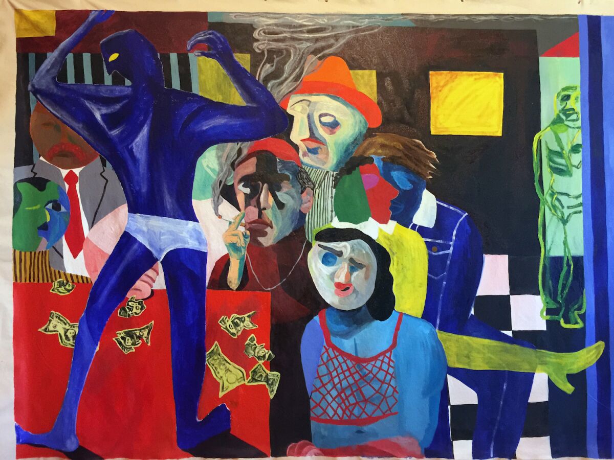 Silky Shoemaker, "Go-Go Dancer (for Patrick Angus)," at LAST Projects.