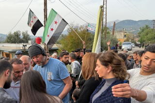 Director Al-Layth Hajjo changed the last scene of "Al-Batal" to reflect the collapse of Bashar Assad's 54-year-old dynasty.