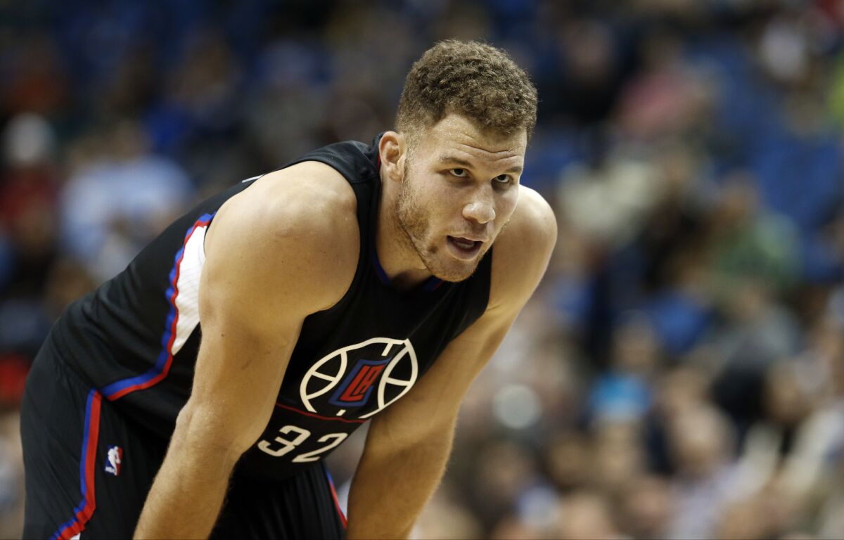 Blake Griffin, shown against the Minnesota Timberwolves on Dec. 7, faces disciplinary action after an altercation with a Clippers employee.