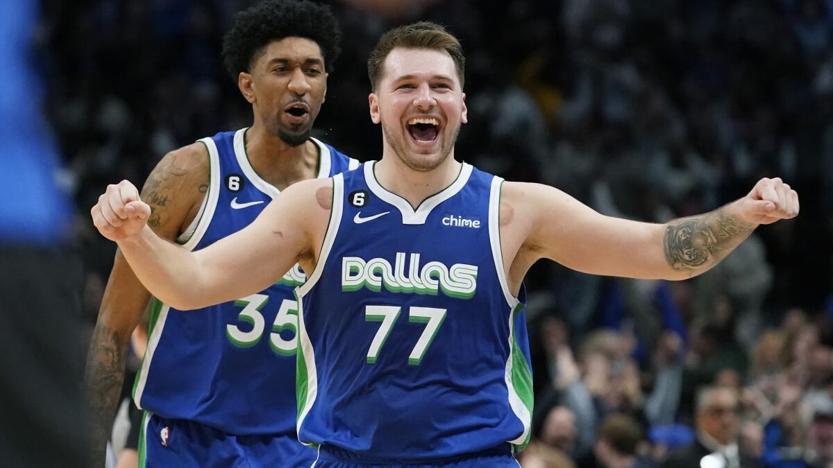 No Luka Doncic? No problem in Mavs' series-tying, 3-point-flying