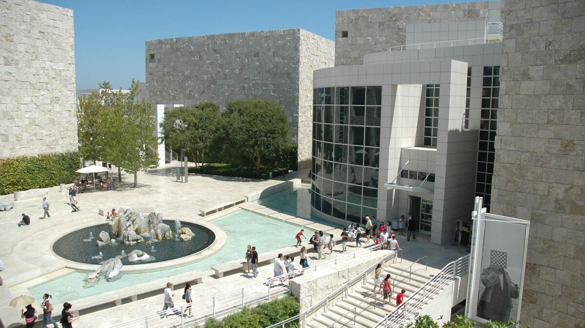 The Getty Center in Brentwood is seen in a 2007 file photo.