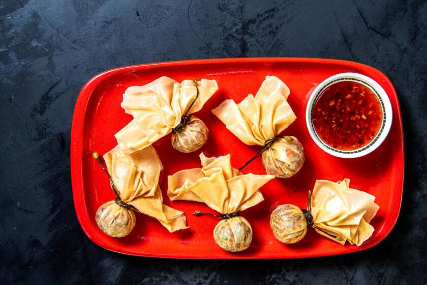 These dumplings are best hot out of the fryer.