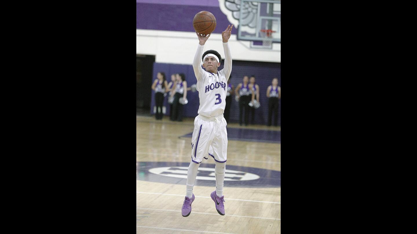 Photo Gallery: Glendale vs. Hoover in Pacific League season finale boys' basketball