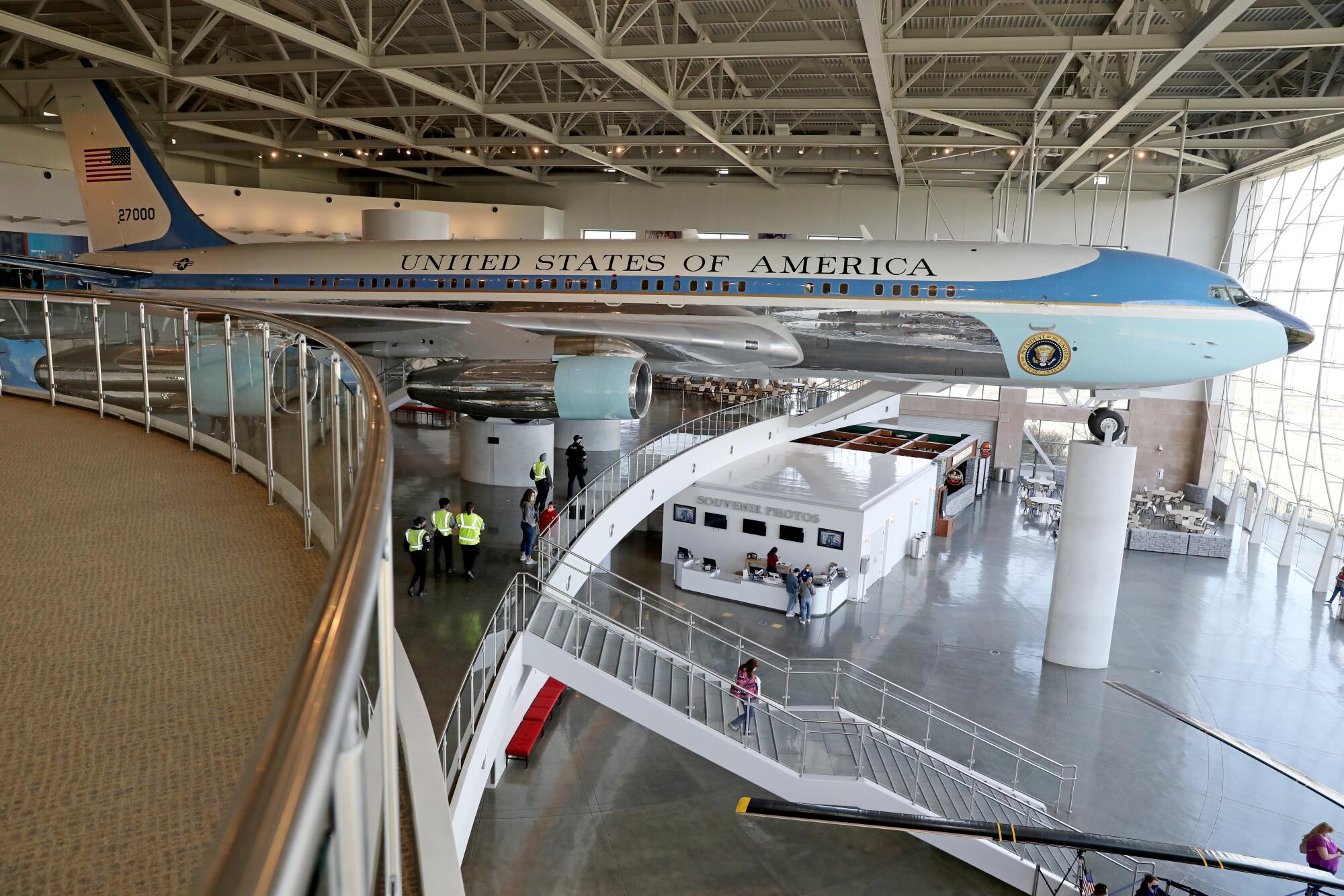 Air Force One 27000 on display at the Ronald Reagan Presidential Library.