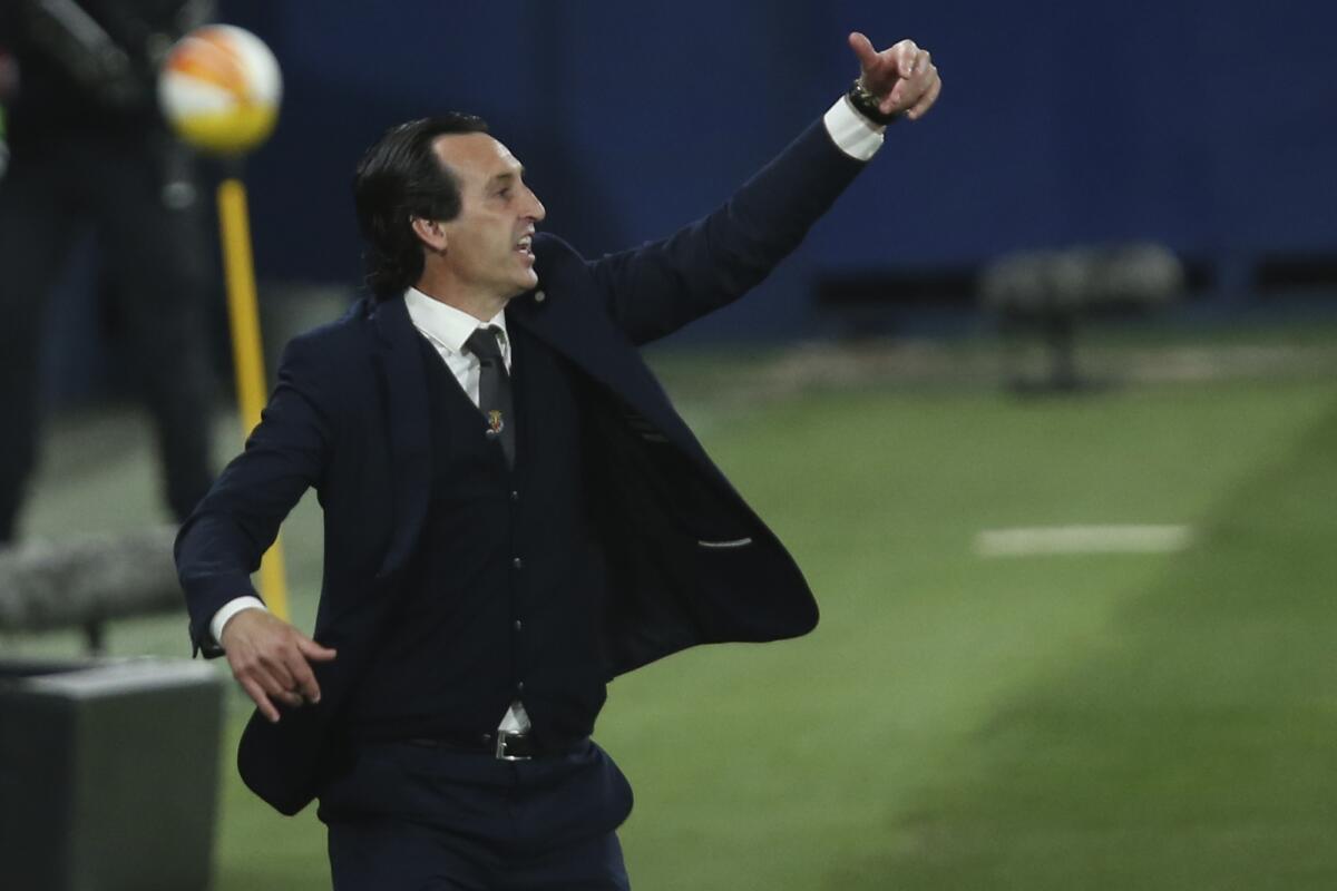 Unai Emery, técnico del Villarreal