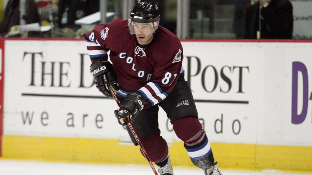 Pierre Turgeon of the Colorado Avalanche skates during a 2007 game. Turgeon, who retired after that season, joined the Kings' coaching staff as an assistant Monday.