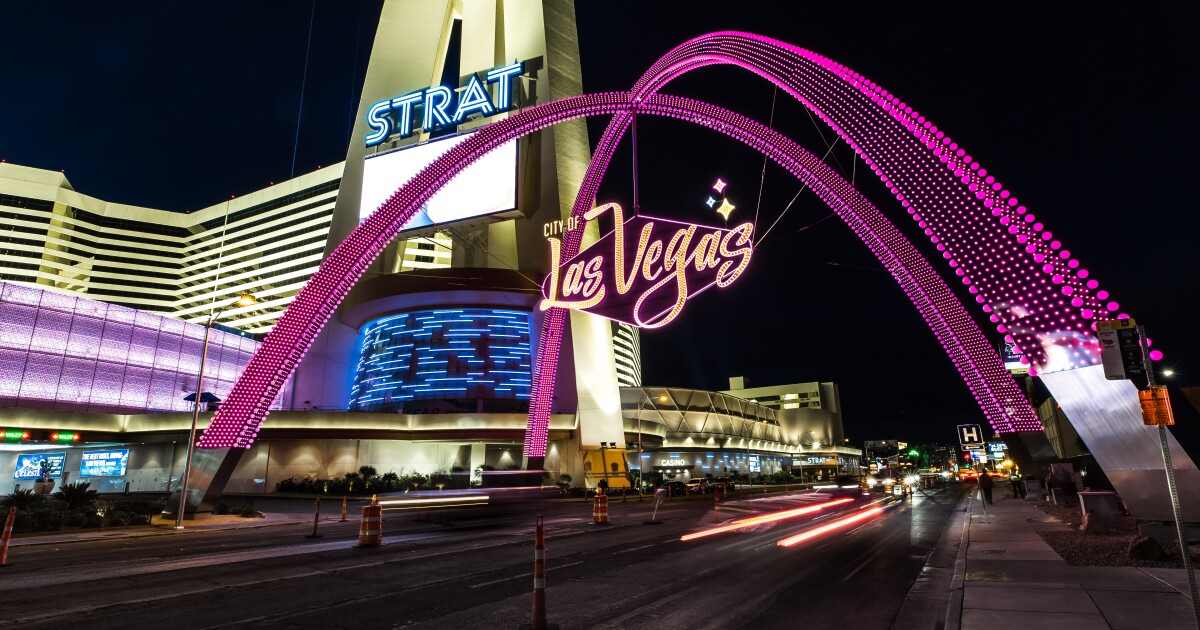 Metal Sign City Las Vegas