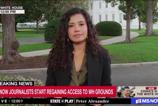 MS NOW correspondent Laura Barron-Lopez reporting from the White House on Thursday.
