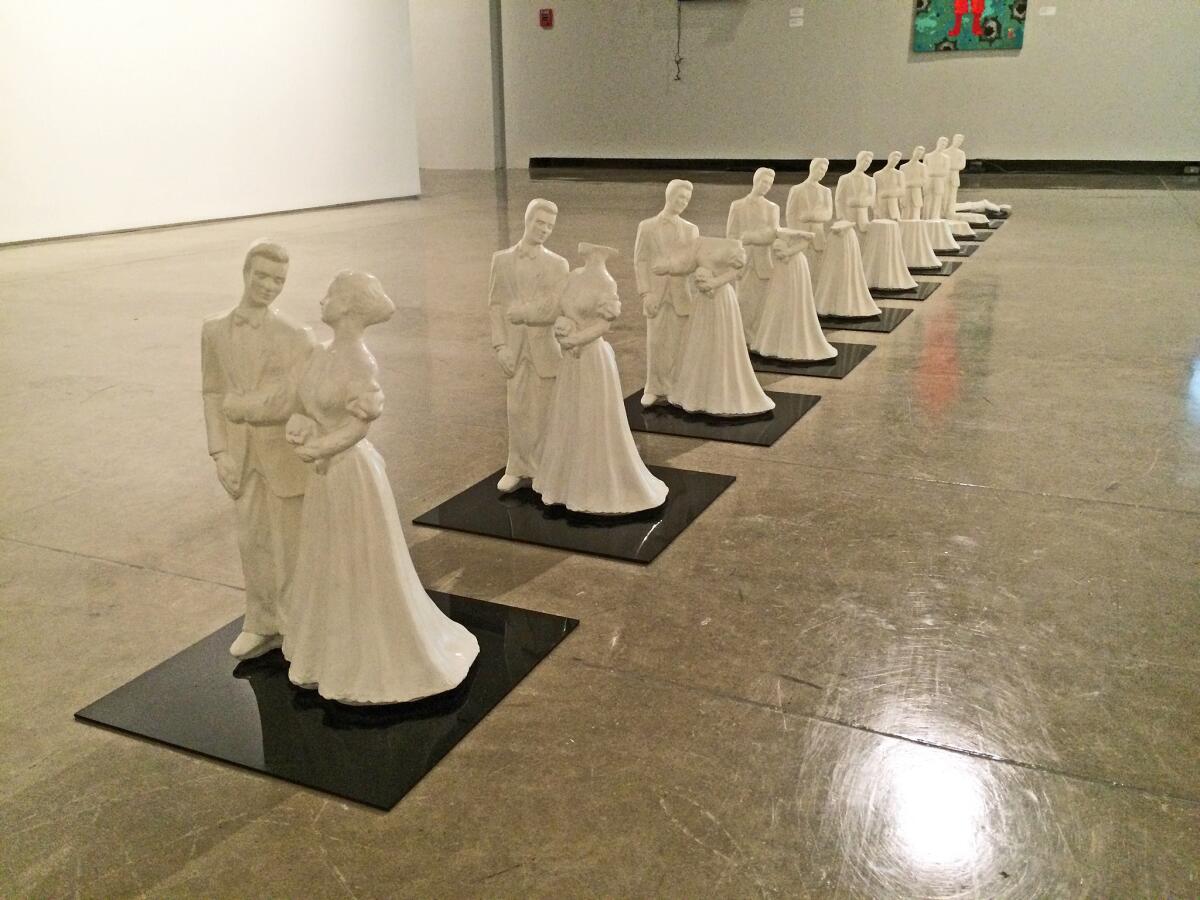 "La Cadena," a sculptural installation by Mely Barragán, from 2004.