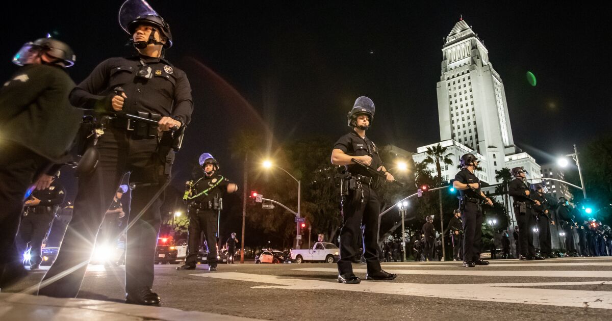L.A.’s new city controller is monitoring police. The LAPD union wants ground rules