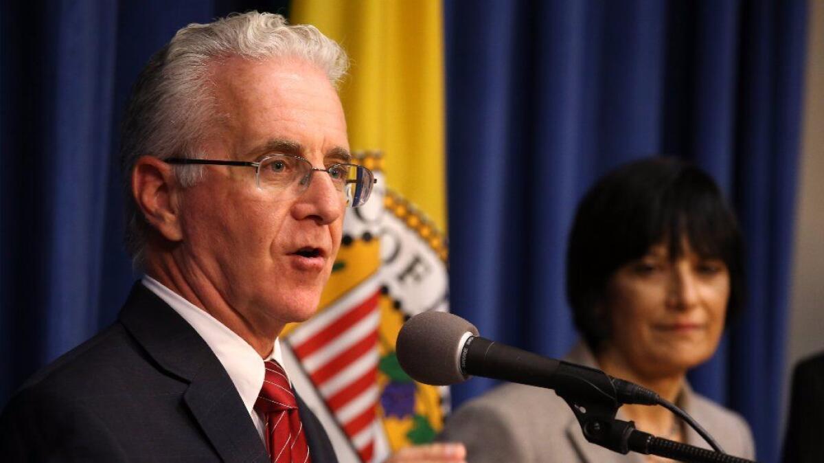 Los Angeles City Councilman Paul Krekorian, shown in September, authored the database motion and said, “It’s important for the city to get ahead of this and say, ‘We’re not going to stand for this.’ ”