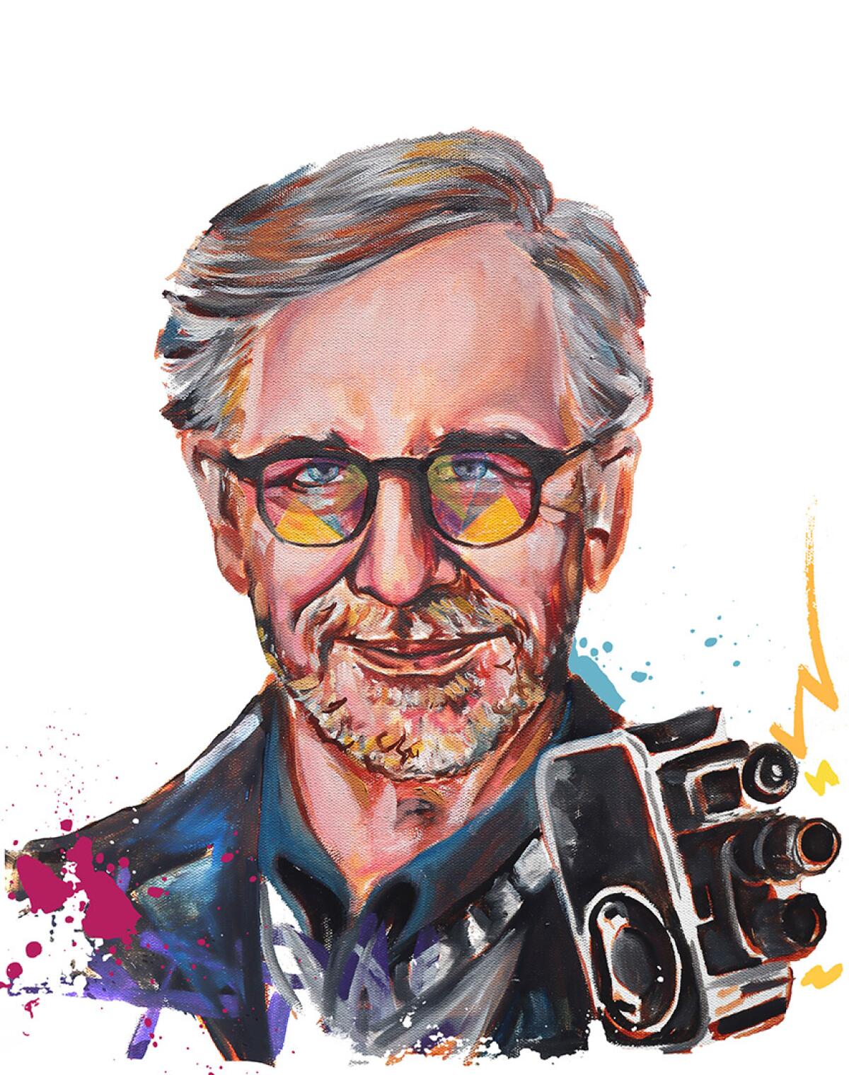 Illustration of Steven Spielberg