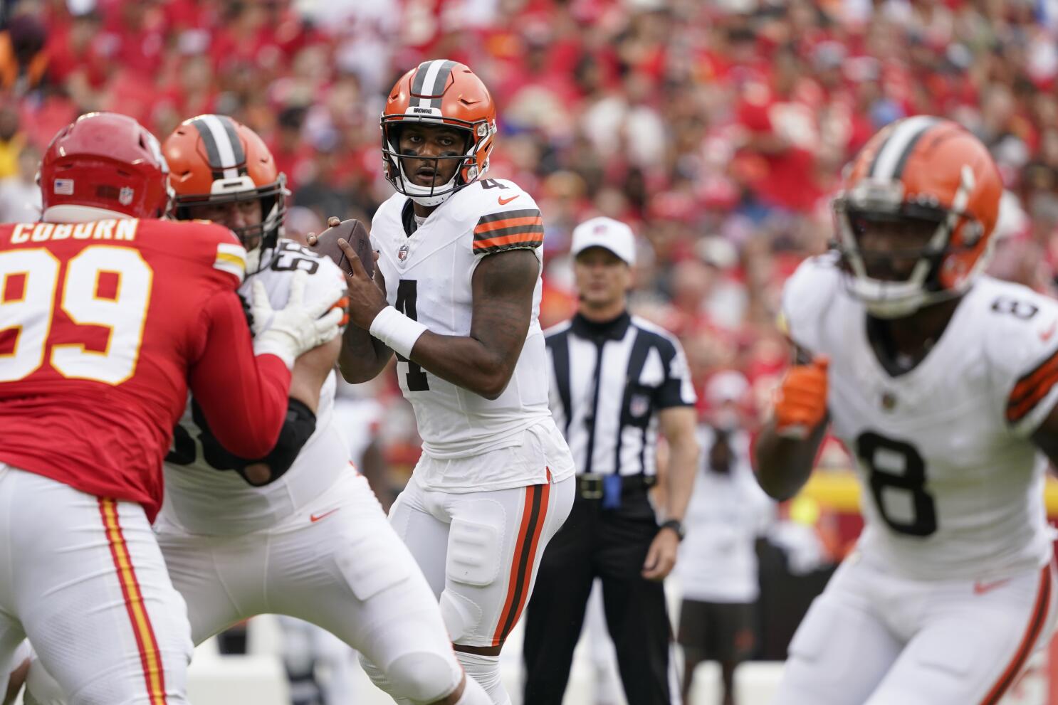 Browns, Deshaun Watson don't score on offense in win vs Texans