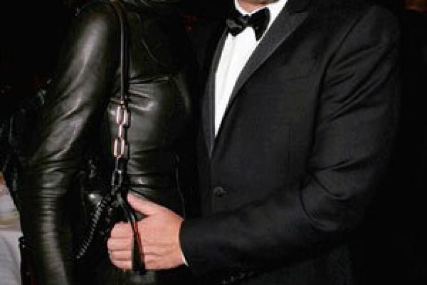 Actress Sharon Stone and CAA's Kevin Huvane attend the amfAR "Inspiration Gala."