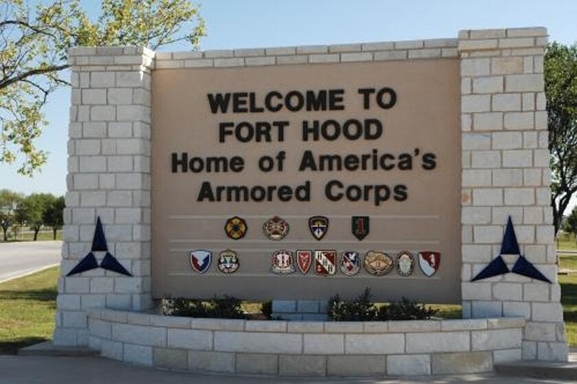 The Army is defendings its use of Confederate soldiers' names on Army bases. Fort Hood, in Texas, is named after Confederate General John Bell Hood.