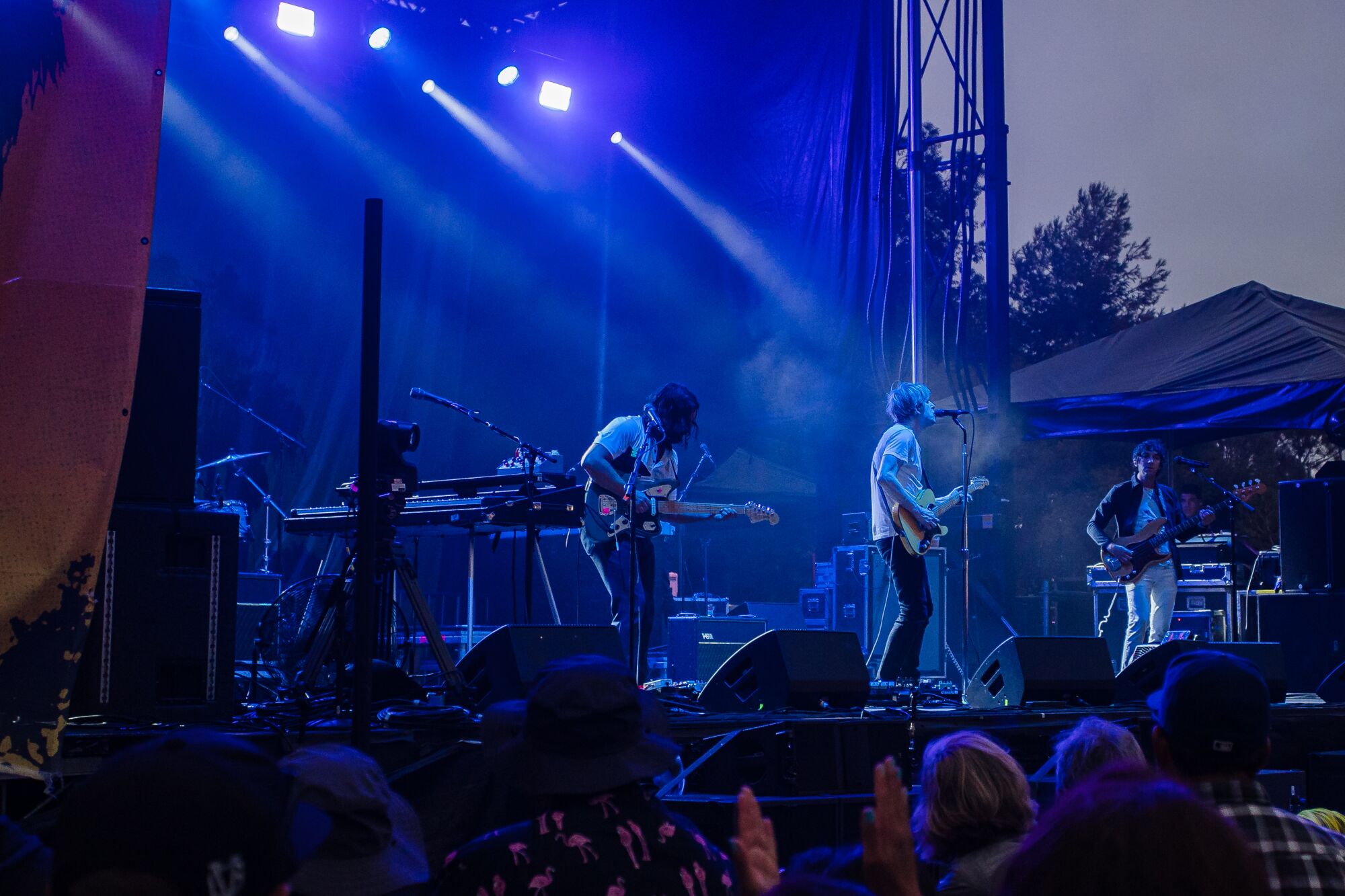 Spoon performs at the Ohana Festival on September 25, 2021 in Dana Point, California.