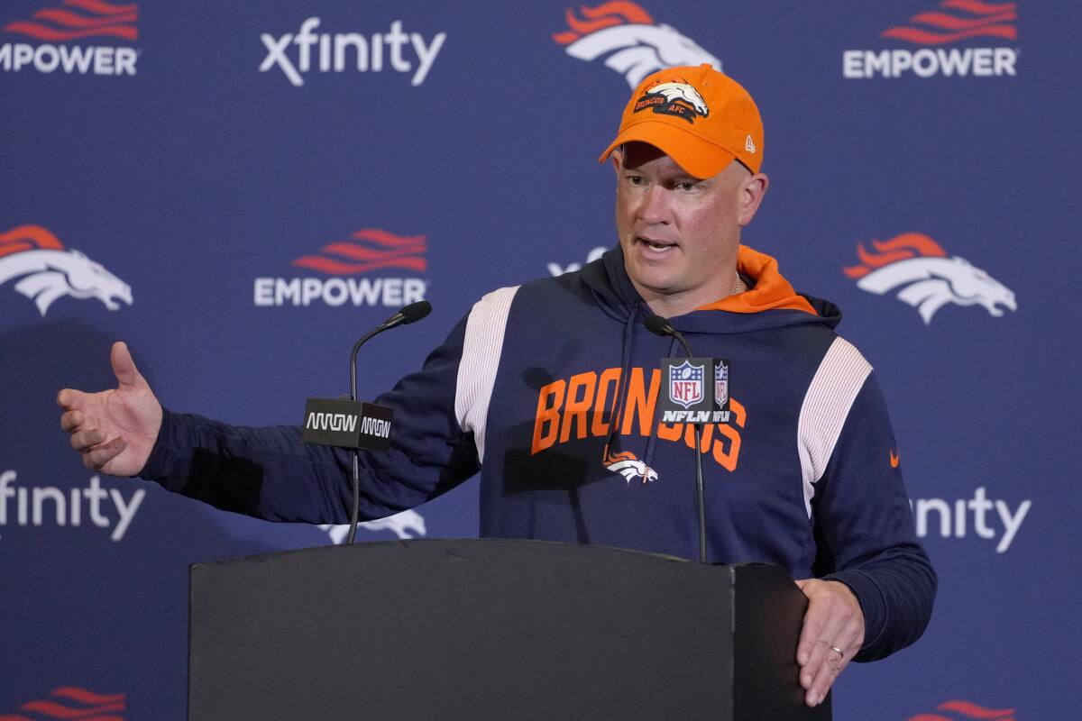 Nathaniel Hackett likely to be one-and-done as Denver Broncos head coach