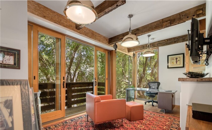 Rainn Wilson's half-acre compound includes a two-story home, a writer's studio and a barn.