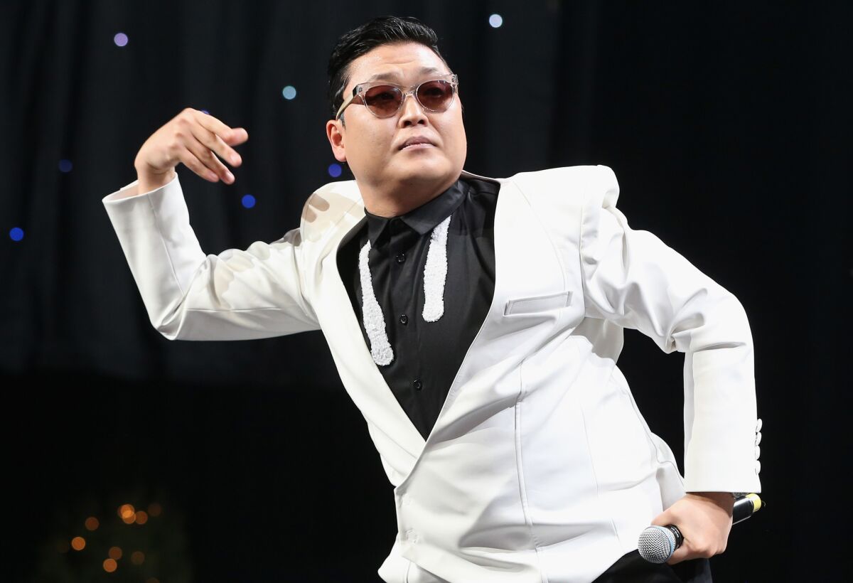 Aanbod Brochure Verlichten Gangnam Style' pushes YouTube to its limits - Los Angeles Times