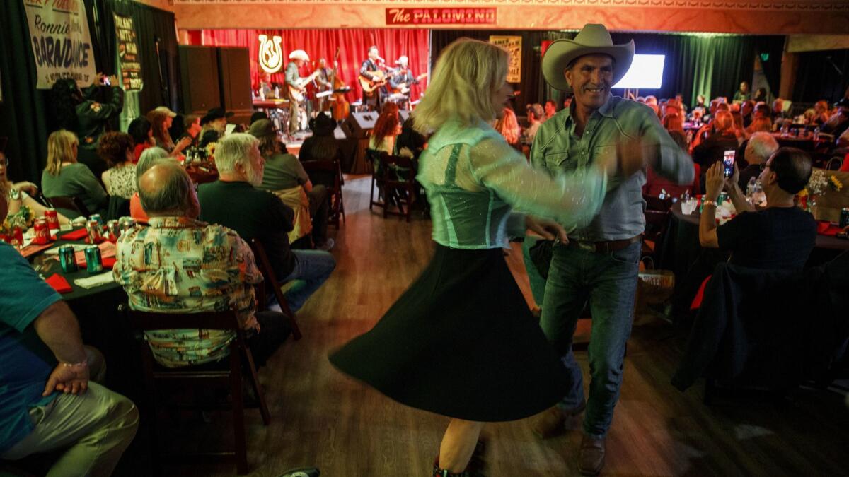 People dance at the re-created Palomino Club.