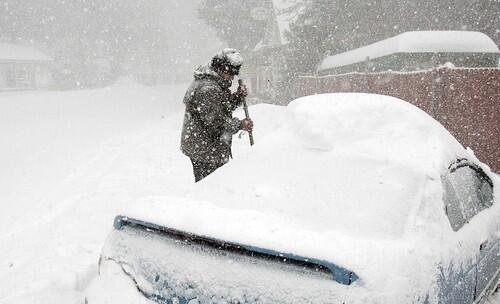 Digging out