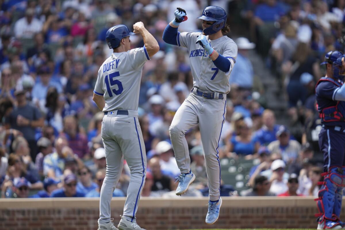 Bobby Witt Jr. hits go-ahead homer and Royals end skid with 4-3 win vs Cubs  - The San Diego Union-Tribune