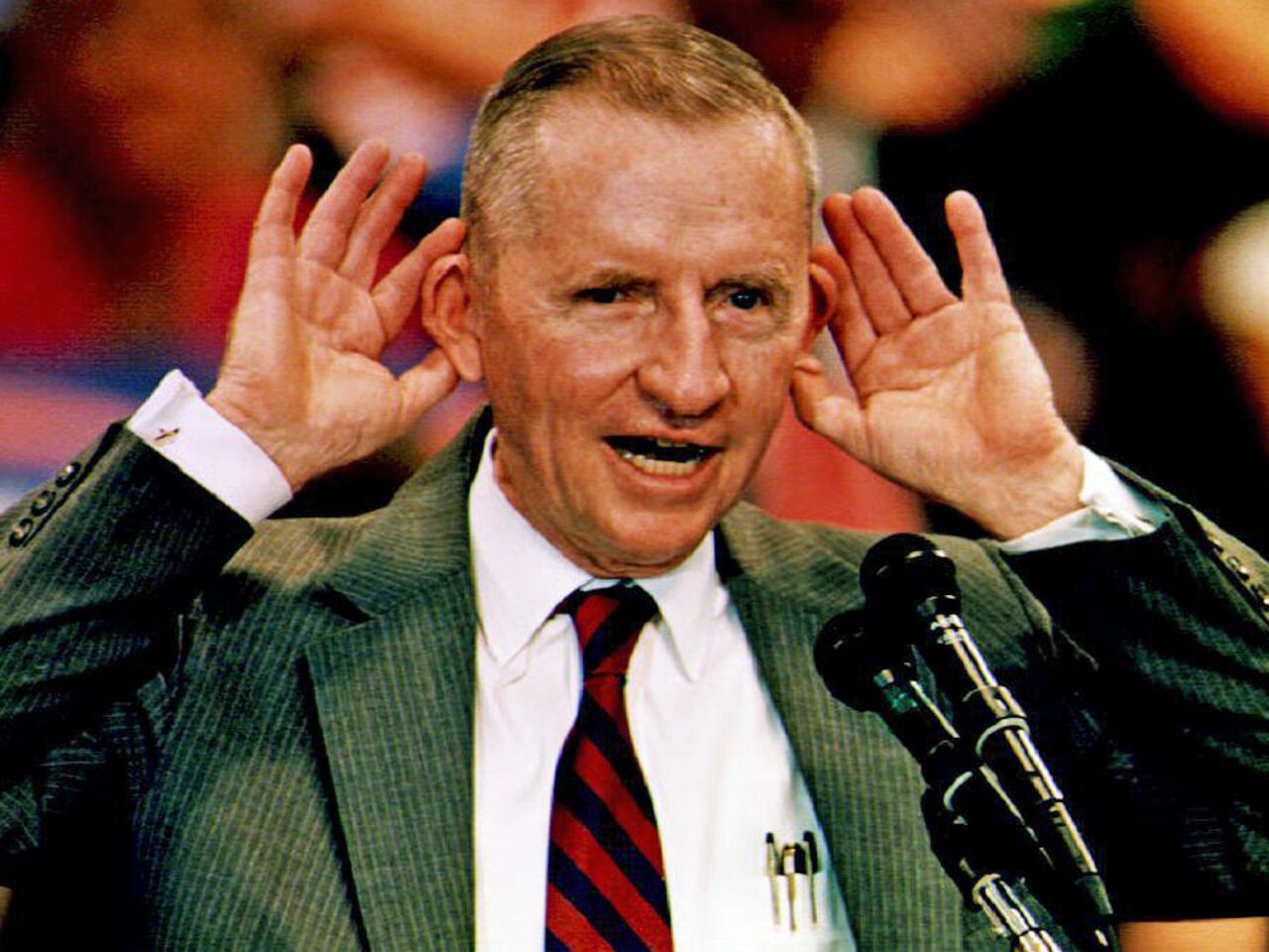 Billionaire Ross Perot blazed across America in the 1990s as a third-party presidential candidate and won nearly 19% of the popular vote in the 1992 election, finishing third behind Democrat Bill Clinton and Republican President George H.W. Bush. The diminutive Texan was an early tech entrepreneur who founded Electronic Data Systems, a computer services company, in 1962 with $1,000 in savings. He was 89.
