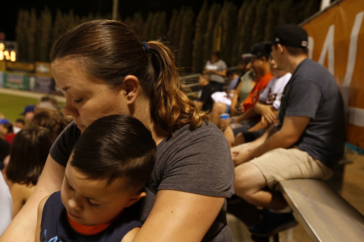 "We're very disappointed," said Lacy Ayala, 25, holding her son Liam, 4, of minor league baseball ending in Bakersfield.