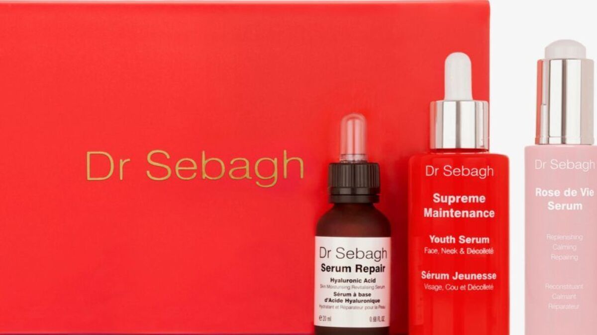 The Dr Sebagh line includes a series of serums.