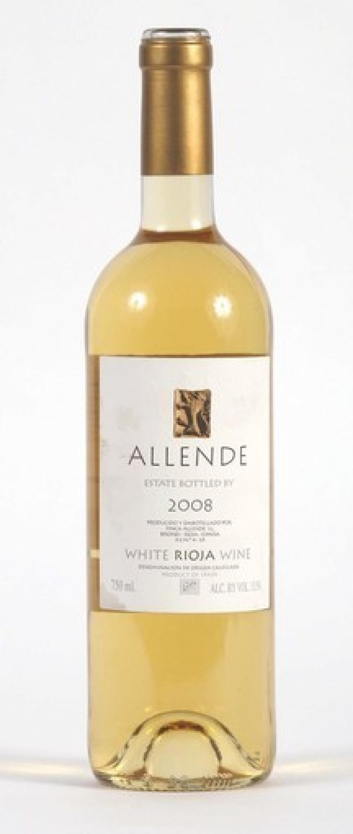 Allende 2008 white rioja.