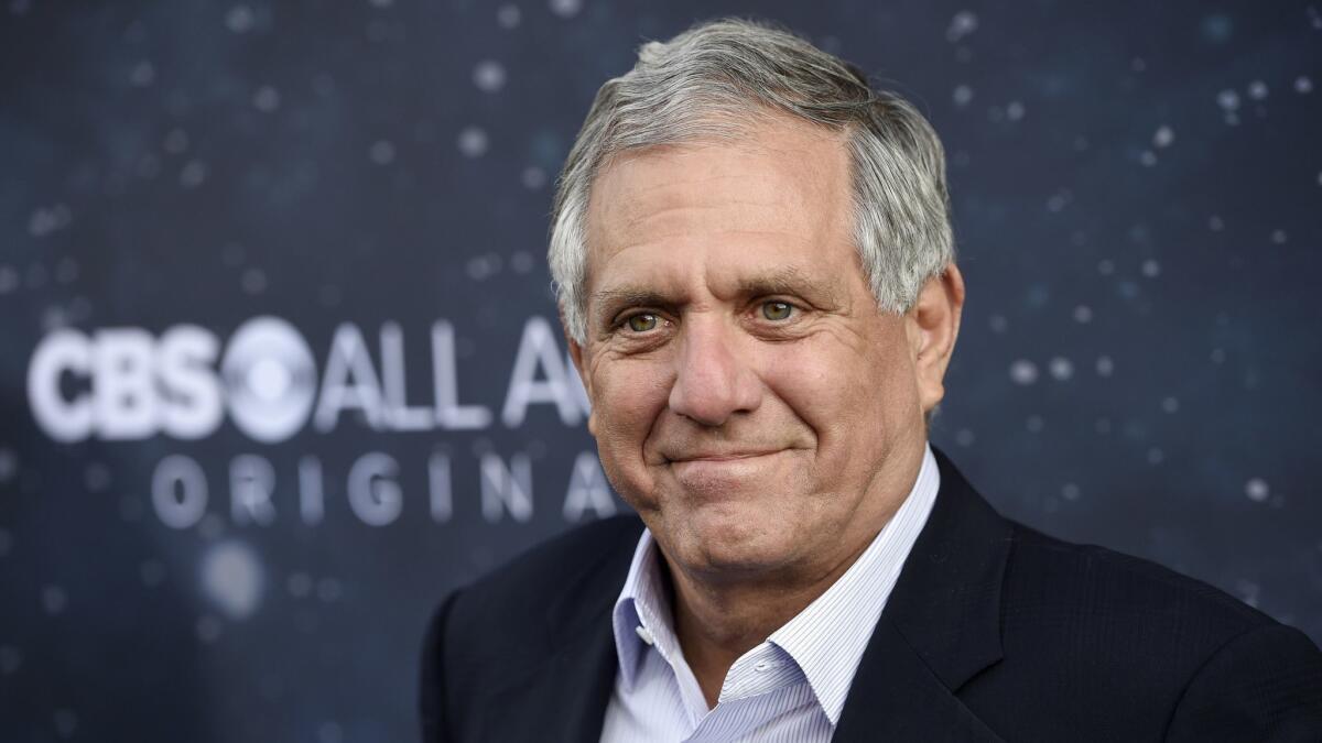 Les Moonves, chairman and CEO of CBS Corp., poses at the premiere of the television series "Star Trek: Discovery" in Los Angeles on Sept. 19, 2017.