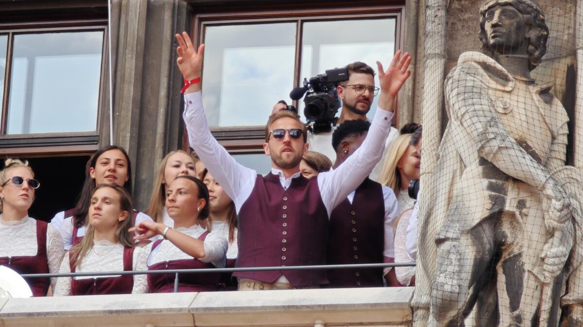 Harry Kane también hizo acto de presencia en la celebración.