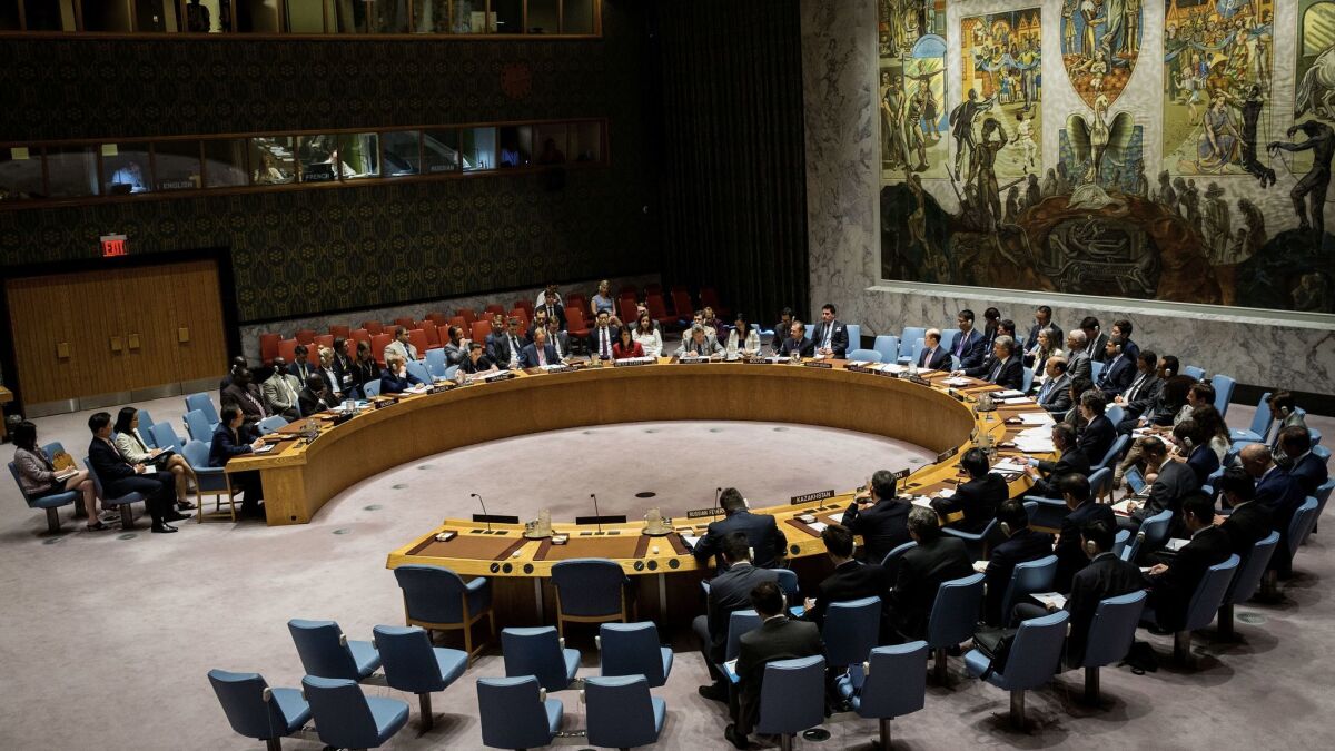 The U.N. Security Council holds an emergency meeting regarding the situation on the Korean peninsula.