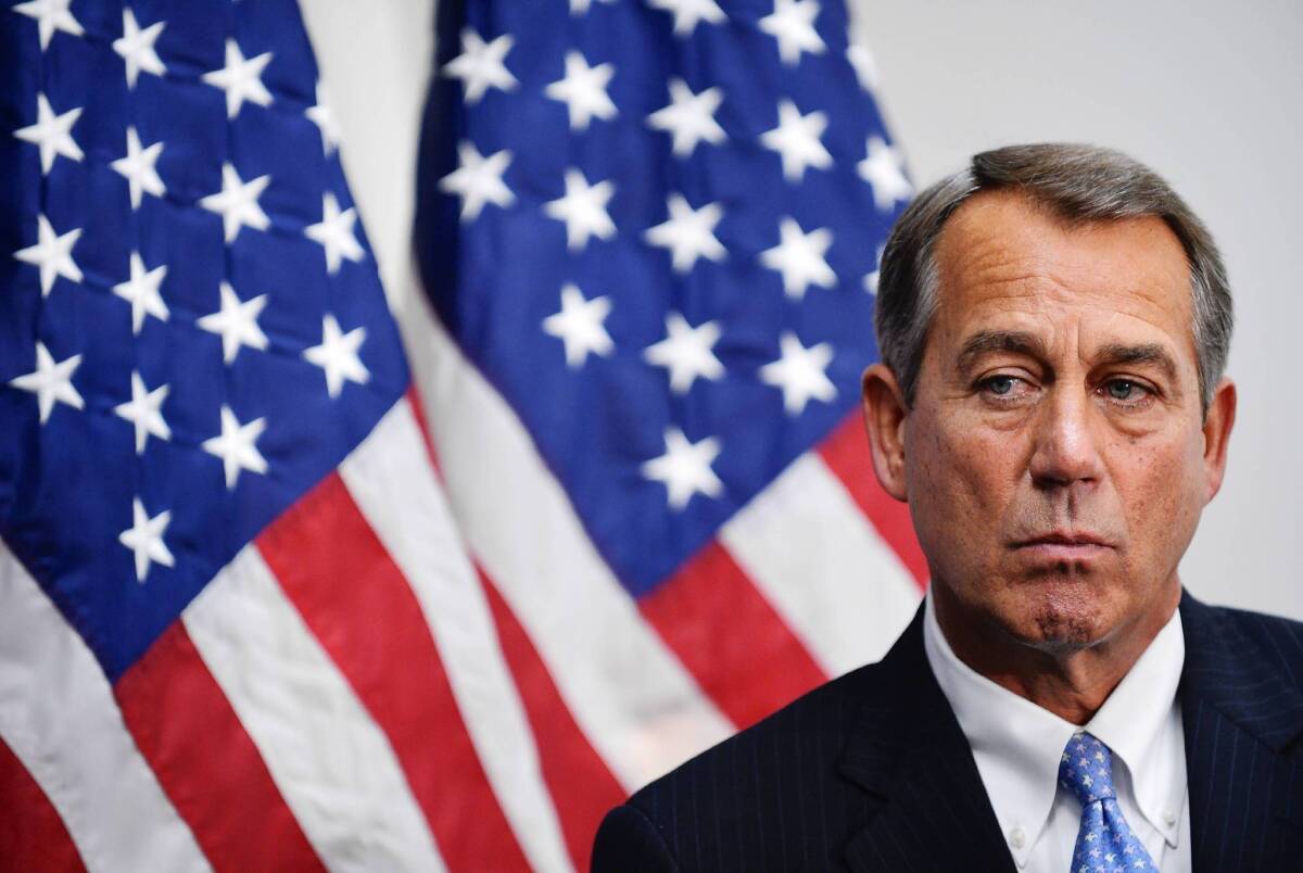 House Speaker John A. Boehner (R-Ohio) encouraged lawmakers from both parties to try to resolve the issue of citizenship for illegal immigrants.