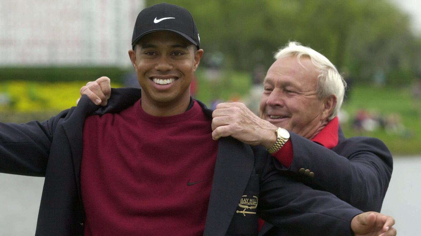 Tiger Woods, Arnold Palmer