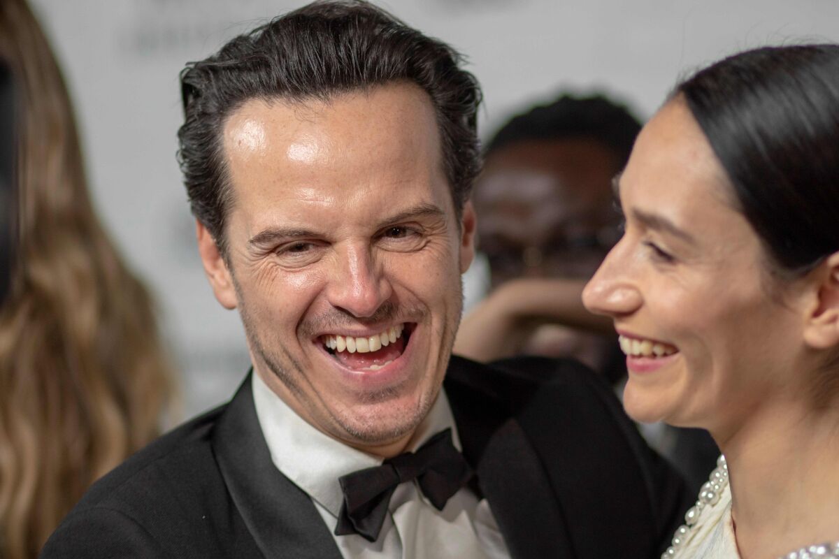 Andrew Scott and Sian Clifford of "Fleabag" at the 71st Primetime Emmy Awards.