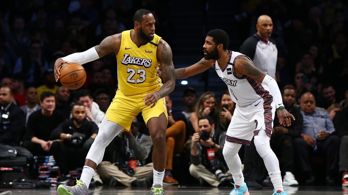 Door for Kyrie to join LeBron on Lakers is 'opening more by the day