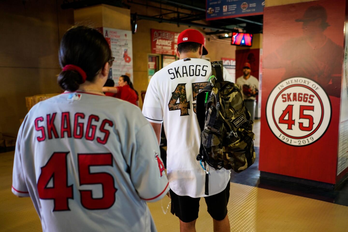 Column: Angels' no-hitter tribute to Tyler Skaggs is an absolute