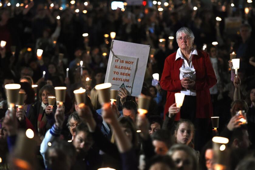 Australians in Sydney staged a vigil on Monday in memory of a Syrian toddler who drowned off the coast of Turkey the week before, demanding that the government improve its response to the migration crisis gripping Europe.