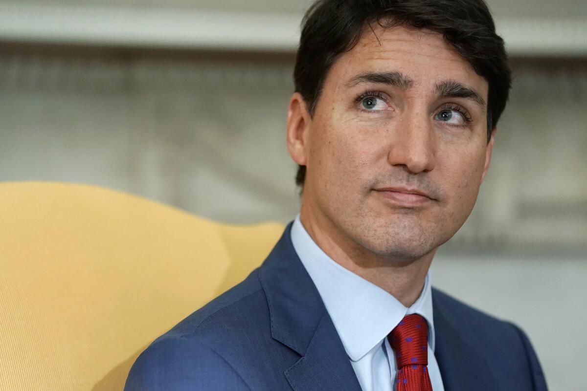 Canadian Prime Minister Justin Trudeau at the White House