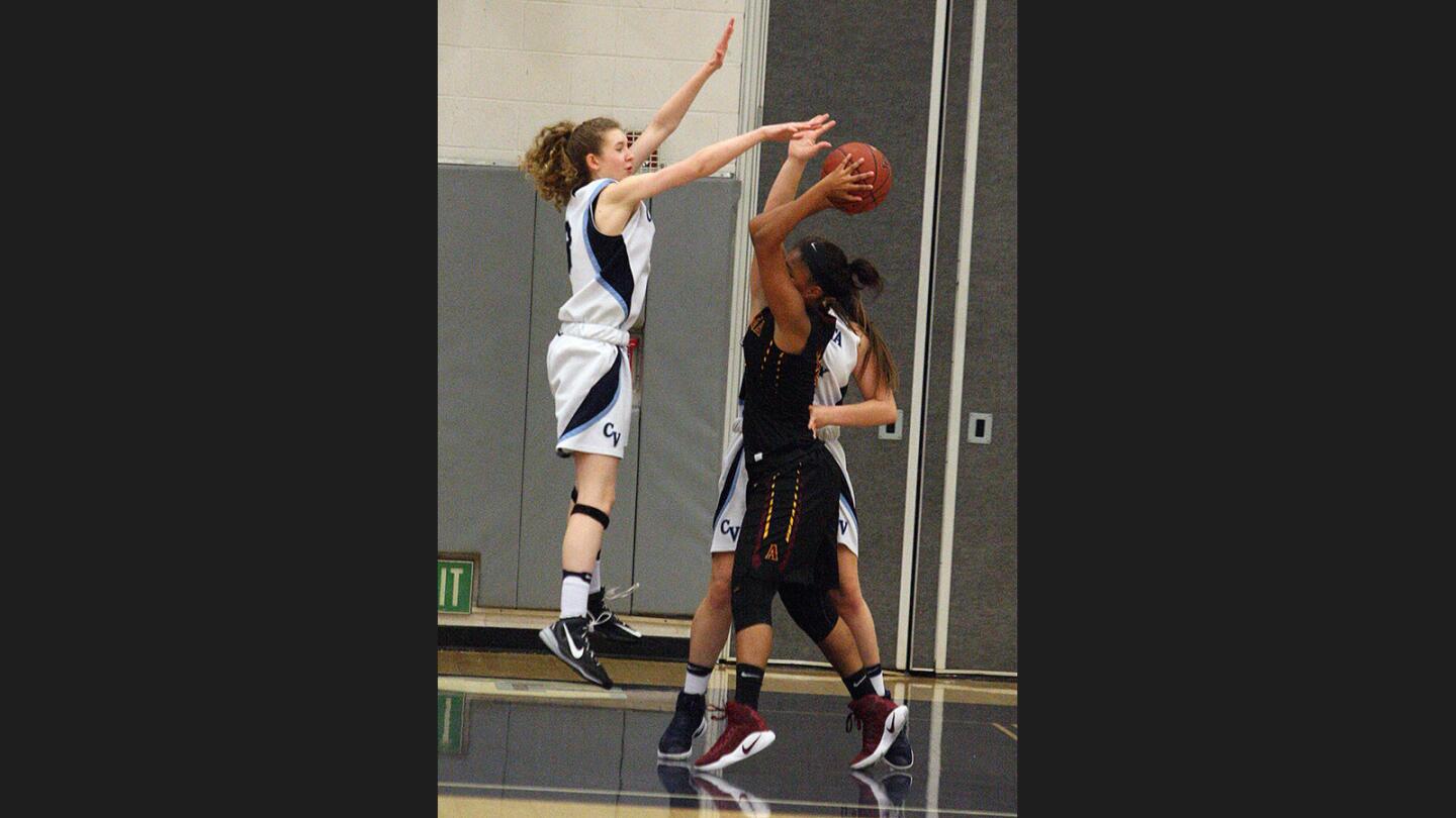 Photo Gallery: Crescenta Valley girls' basketball beats Arcadia and wins Pacific League