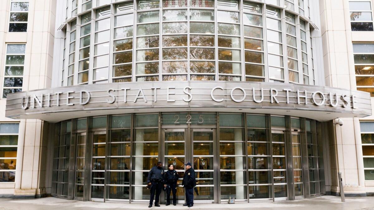 United States District Court for the Eastern District of New York, where jury selection began Monday for the trial of Joaquin "El Chapo" Guzman.