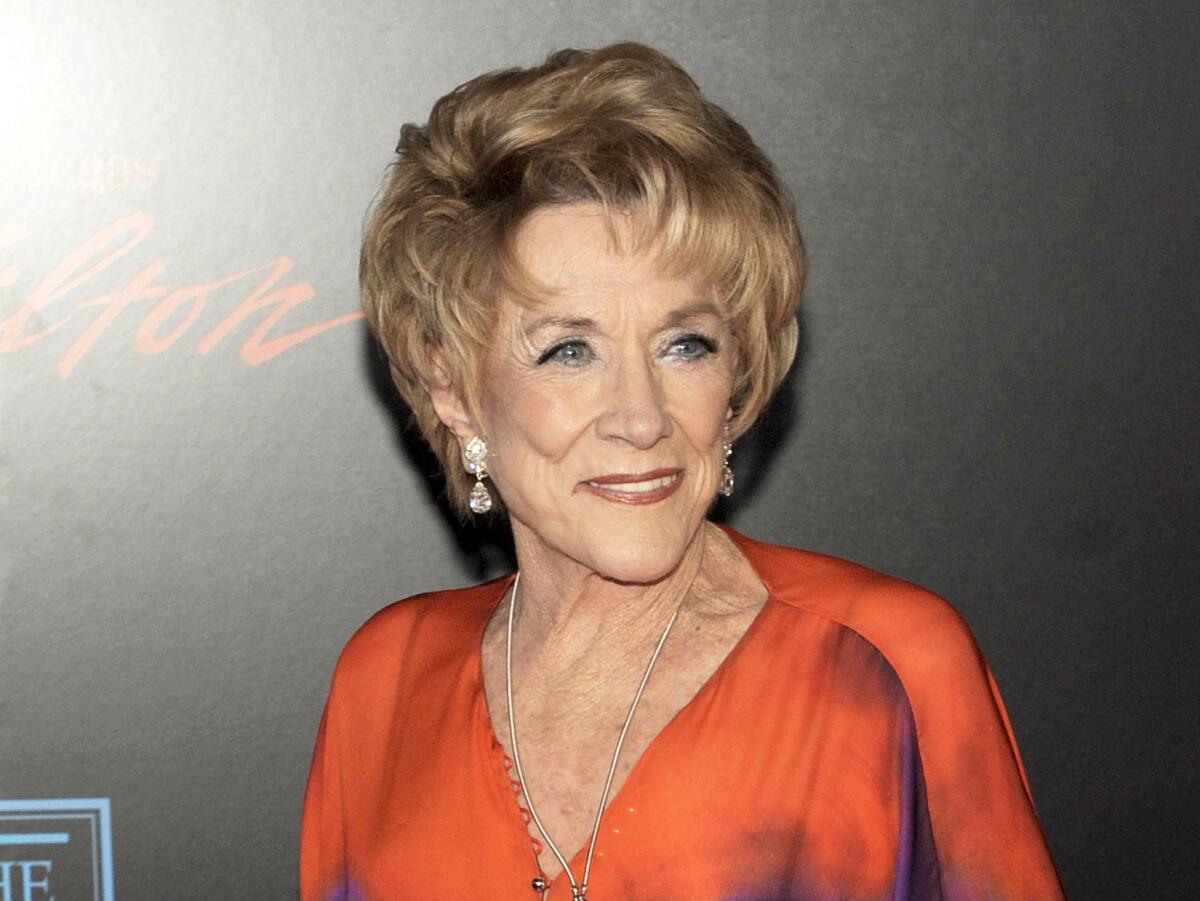 "The Young and the Restless" star Jeanne Cooper arrives at the 37th Annual Daytime Emmy Awards in Las Vegas in 2010. CBS says "The Young and the Restless" will broadcast a tribute to Jeanne Cooper, the veteran star of the daytime drama who died Wednesday.
