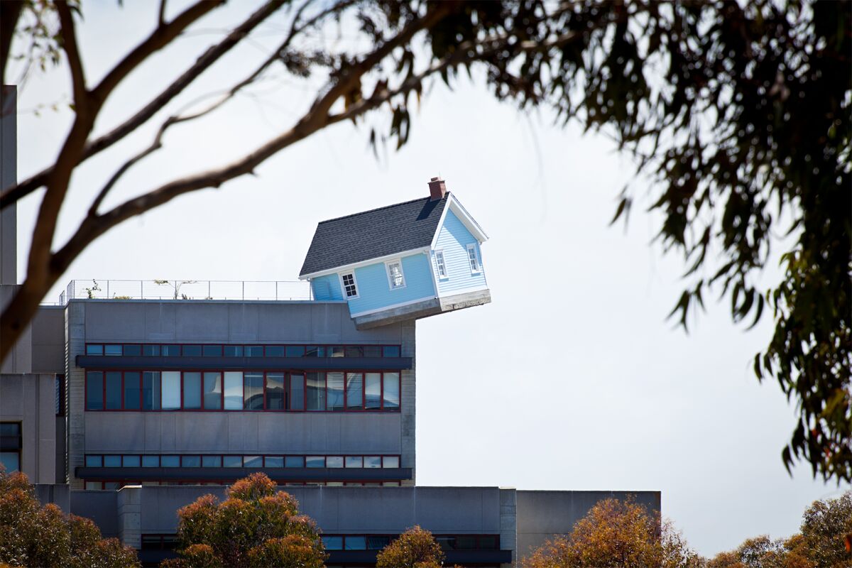 Fallen Star, 2012 by Do Ho Suh for the Stuart Collection at UC San Diego.