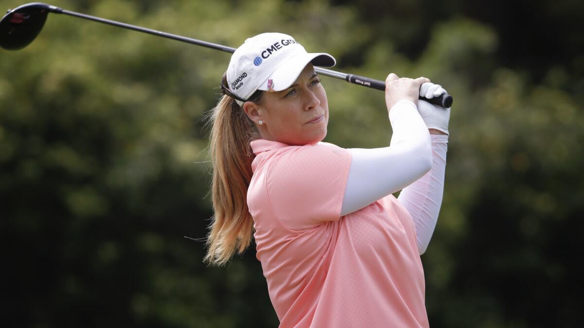 Starting on the front nine, Brittany Lincicome enjoyed her day at the Kia Classic Pro-Am played in San Diego on Wednesday.