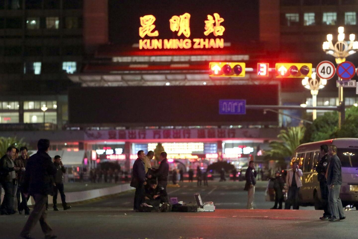 Knifing attack at China railway station