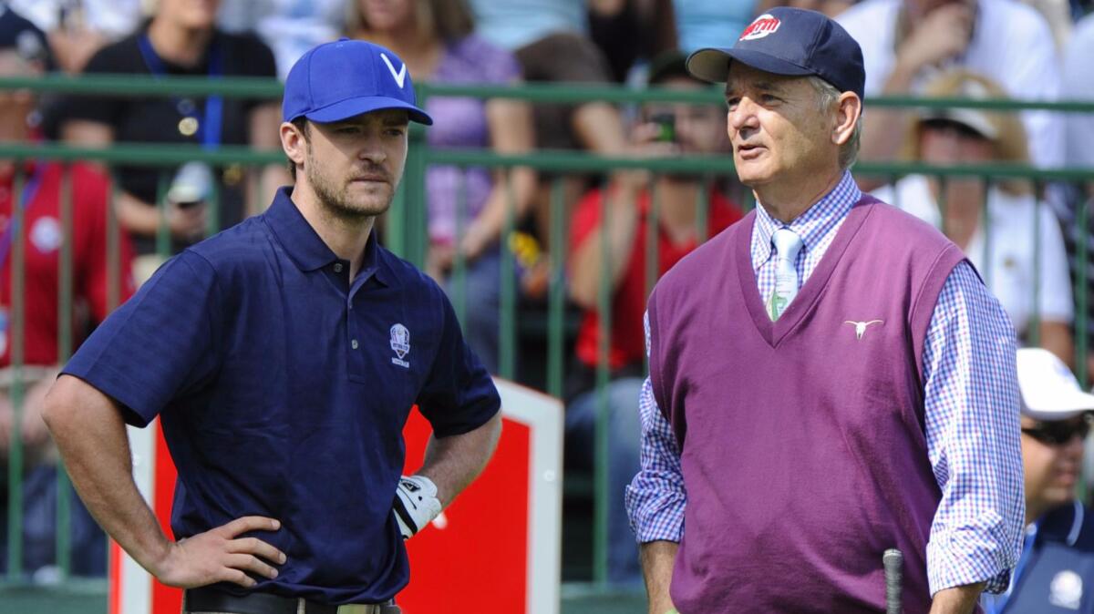 Justin Timberlake and Bill Murray