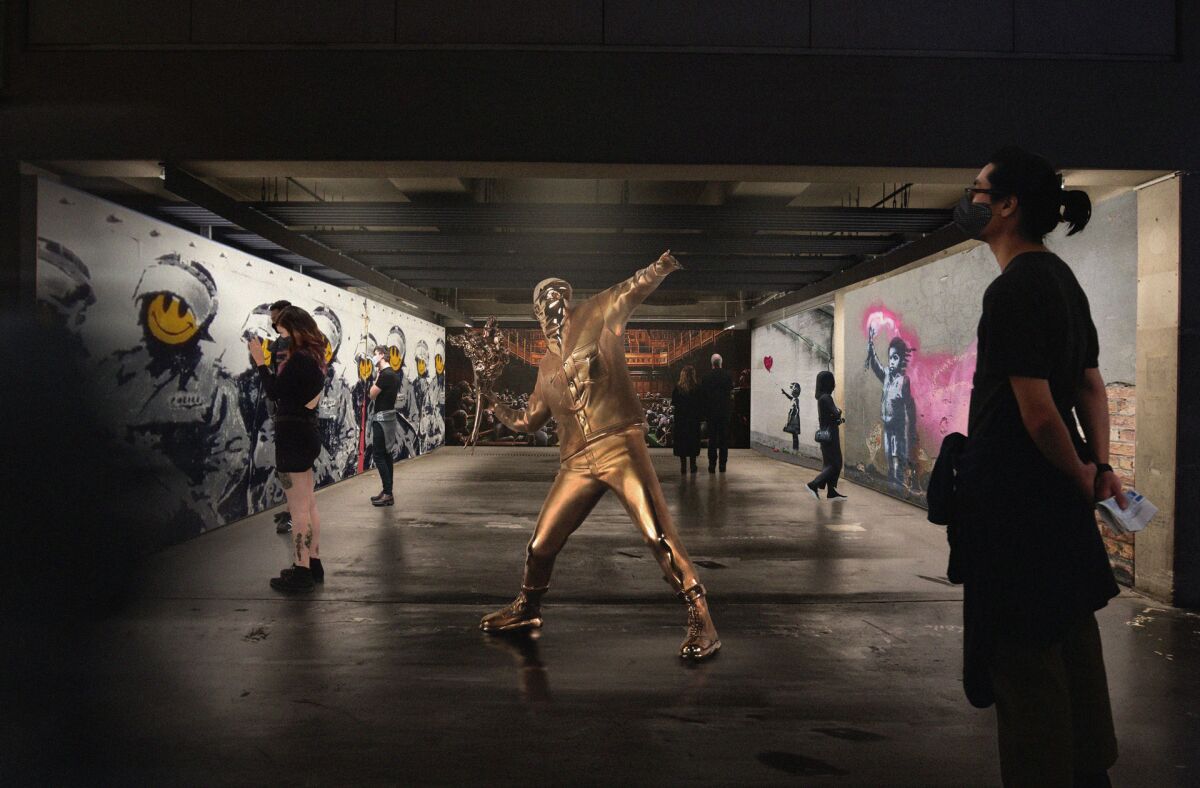 "Banksyland" features signed and authenticated editions from Banksy’s studio.
